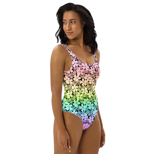 Original LGBTQ Pride Aloha One-Piece Swimsuit